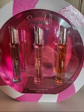 Sugarful Women’s Fragrance Trio — Pink/Coral